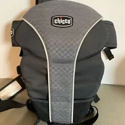 Chicco UltraSoft Magic Baby Sling Carrier - Black / Grey Model 109980 NWOT Removable bib.