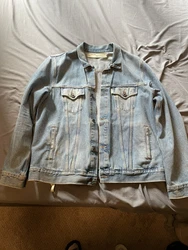 off white denim jacket men.
