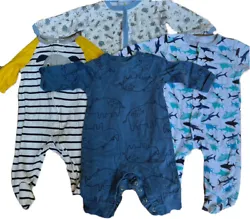 Boys One Pieces, Bodysuit, Lot. Size 3-6 Months. All in Excellent condition! ✨ long sleeved, zipper and button...