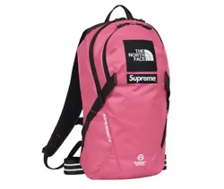 Supreme The North Face Summit Series Outer Tape Seam Route Rocket Pink Backpack. Water resistant, durable 420D...