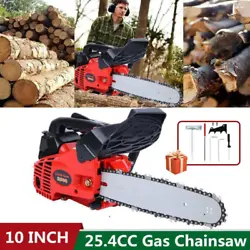 Lightweight, efficient and easy to use, the 25.4CC Gasoline Chainsaw makes light work of cutting firewood, light...
