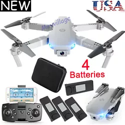 2022 New Rechargeable Electric 4k HD Wide Angle Selfie Camera Rc Drone Foldable FPV WiFi RC Quadcopter Selfie Toys + 4...