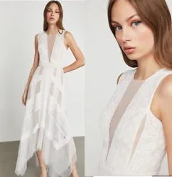 BCBG MAXAZRIA Andi Gown Dress. Ethereal dress with layered tulle and lace detailing for maximum drama. Fitted at the...