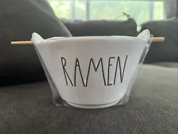 Rae Dunn Ramen Bowl with Chopsticks- White - Brand New - Artisan Collection 202Add to your collection or use for a...