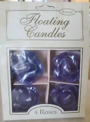 Long Lasting, Unscented, Long Burning. Floating rose candles could be used for receptions, party decor.