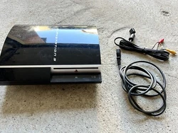 Console Sony Playstation 3 FAT- 80 GO -PAL-CECHL04 Noire avec câble Alimentation. Non testée depuis la dernière...