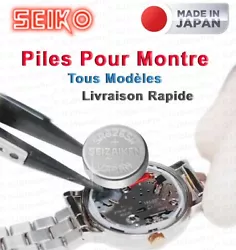 La pile de montre en oxyde dargent créée par Seiko utilise une variété de technologies de pointe. Depuis 80 ans...