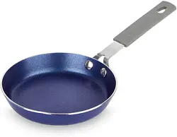 Granitestone Classic Blue Nonstick Mini Egg Pan 5. You can also use to bake small brownies, pancakes and more! No oil...