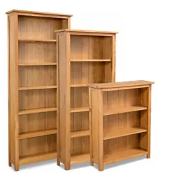 This high-quality wooden bookcase exudes a rustic charm that will make it a timeless addition to your study or living...
