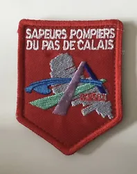 Écusson Sapeurs-pompiers SDIS du Pas-de-Calais 62VelcroRèglement par chèque accepté.
