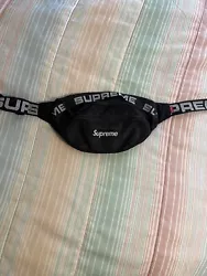 Supreme Waist Bag SS18. Won in a giveaway awhile back, put on and took one picture and never touched it again. MESSAGE...