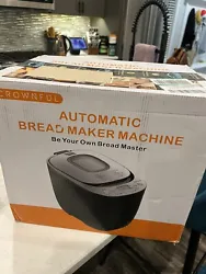 CROWNFUL 12-in-1 Automatic Bread Machine 2 LB Programmable Bread Maker.