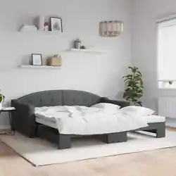 This 2-in-1 daybed with trundle, serving as both a sofa and bed, makes a practical and eye-catching addition to your...