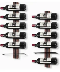 Showcase your wine collection in style with this elegant wall mounted wine rack. Crafted from a beautiful combination...