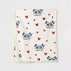 Baby Girls Disney Minnie Mouse Print Blanket - White by Junk Food. We Try Our Best! Item color: white.