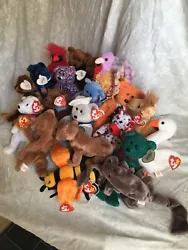 Lot of 20 Beanie Babies assorted years from The 90’s to Y2K