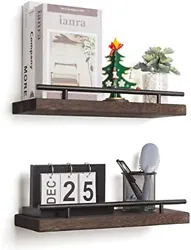 As much as you want to showcase and organize everything, you may be limited by the storage space. AKKOs rustic wood...
