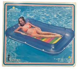 “TAN DAZZLER”. INTEX - THE WET SET. Pool Lounge Float. Removable pillow. I-beam floor with drain plug. Clear top...