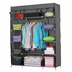 Troubled about storage issues in your house?. Crafted into a sturdy alloy construction with non-woven fabric cover, it...