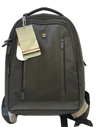 Victorinox Altmont Essential Slim Backpack Laptop Black Water Proof. Holds slim 15” laptop. According to label...