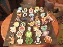 42 different Disney Trading Pins.