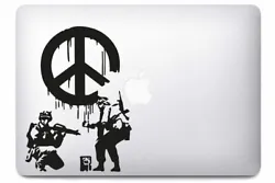 Personnalisez votreMacBook grâce à ce magnifique stickerBanksy Peace Army. Donnez une touche doriginalité à votre...