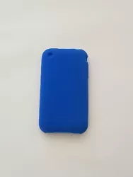 Silicone Soft Case Back blueiPhone 3G iPhone 3GS.