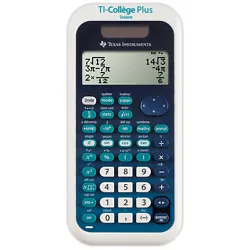 Texas Instruments TI Collège Plus Solaire - Calculatrice pour Collège à écran 4 lignes