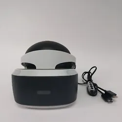Sony PlayStation 1st Generation VR Headset Only For PlayStation 4 6865.  Unit only  Doesnt power on, unit has a few...