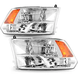 Compatible with: For 2009-2018 Dodge Ram 1500 factory halogen headlights models only. 2010-2018 Dodge Ram 2500/3500...