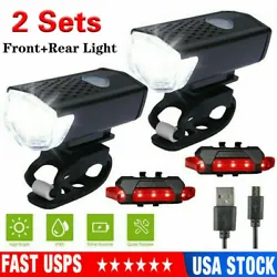 Front light has 3 modes-High/Low/Flashing ,torch light with bike clamp, Button switch. 360º Visibility: Safety set for...