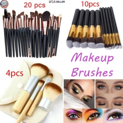Eye Brow Brush. Flat Top Eyeshadow Brush. 20.Ultra-Fine Eyeliner. Mascara Brush. Foundation Brush. With high quality...
