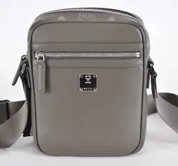 New with Tags $790 MSRP Style: Small Crossbody Camera Bag Coated Canvas in Sea Turtle Green Visetos Logo Pattern Silver...