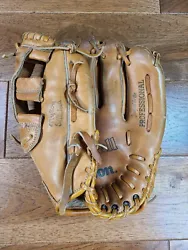 Wilson Softball Glove A 9855 Top Grain Cowhide with Grip Tight Pocket 12