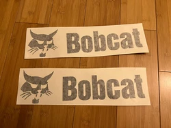 2 Bobcat Logo Stickers. Die Cut Style Decal. Made with 100% high quality vinyl.