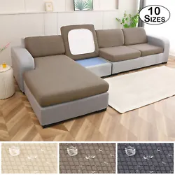 1/2/3Seater Jacquard Sofa Covers Stretch Seat Cushion Slipcover Couch Protector. 1/2/3Seater Elastic Sofa Seat Cushion...