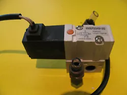 This is a sale of a Numatics Solenoid Coil Regulator Valve 328-470b with a manifold and Power cable attached.