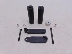 Street Bikes Unlimited Kawasaki Ninja 250 Frame Sliders Black Base.