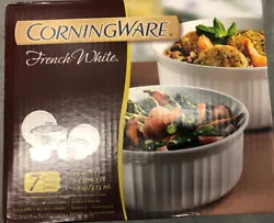 Corningware French White 7-Piece Casserole Dish Set-New USA Seller-Free Shipping. Condition is 