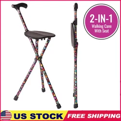 The Seat Stick, Bubbles design, incorporates the support of a walking cane with a surface for resting. Just like with...