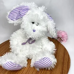 Super cute white hairy bunny. TY Mayfair, 9”Excellent preowned condition . Very clean and waiting to be loved.