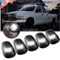 Smoked Lens Rooftop Cab Running Light LED 6000K Kit for Dodge RAM 1500 2500 3500. Fit for all 4x4/SUV/Jeep/RV/Truck....