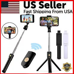 Also you can use it as a quick and easy tripod. Extendable & Foldable Selfie Stick Stand for Phone - Compact and...
