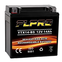 YTX14-BS 12V 14Ah Powersport Battery. Nuts and bolts included with the battery. Note : These batteries are one of the...