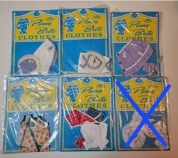 Vintage 1960s Penny Brite LOT of  5 unopened dresses!  All items are unopened, from the 1960s.  ***this lot will...