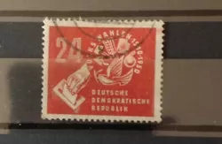 ALLEMAGNE ORIENTALE RDA Timbre Oblitéré de 1950 N° 27.