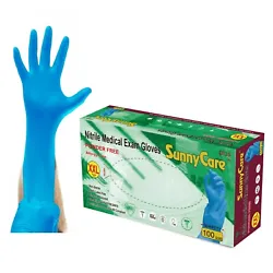 Nitrile Disposable Gloves. Powder Free. 5 Mil Thickness. California Prosposition 65 Compliant.