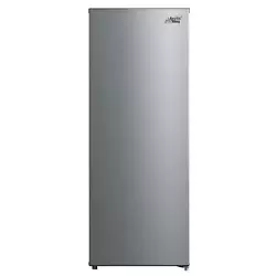 Stainless Steel Upright Freezer 7.0 CF Reversible Door Garage Arctic King. The skinny size and recessed handle of the...