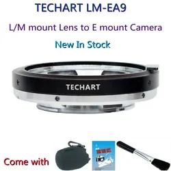 The newest Version TECHART LM-EA9. You can now use your favourite Leica lenses for taking snap shots, motion pictures...