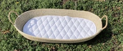 Experience the comfort of your newborn with this lovely handmade moses basket. Perfect for both baby boys and girls,...